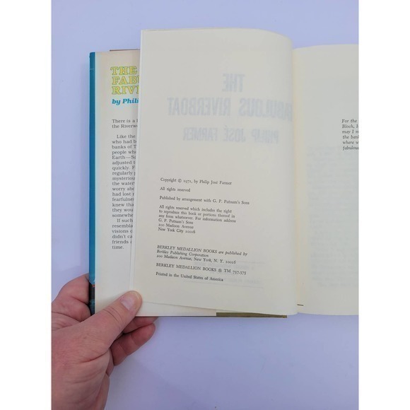 Vintage The fabulous‎ Riverboat, Philip Jose Farmer Young Adult Scifi Book - Picture 8 of 10